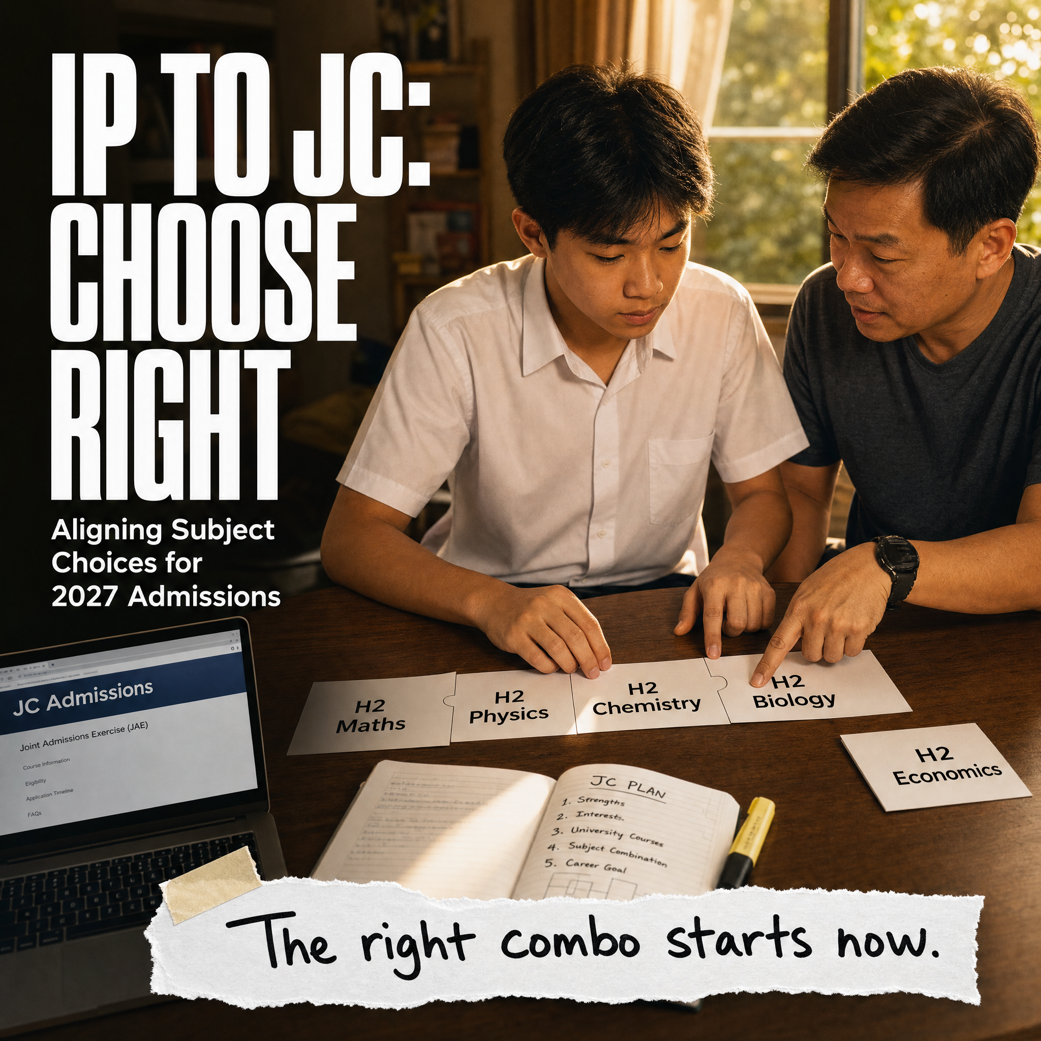 IP to JC: A Parent's Guide to Aligning Subject Choices for 2027