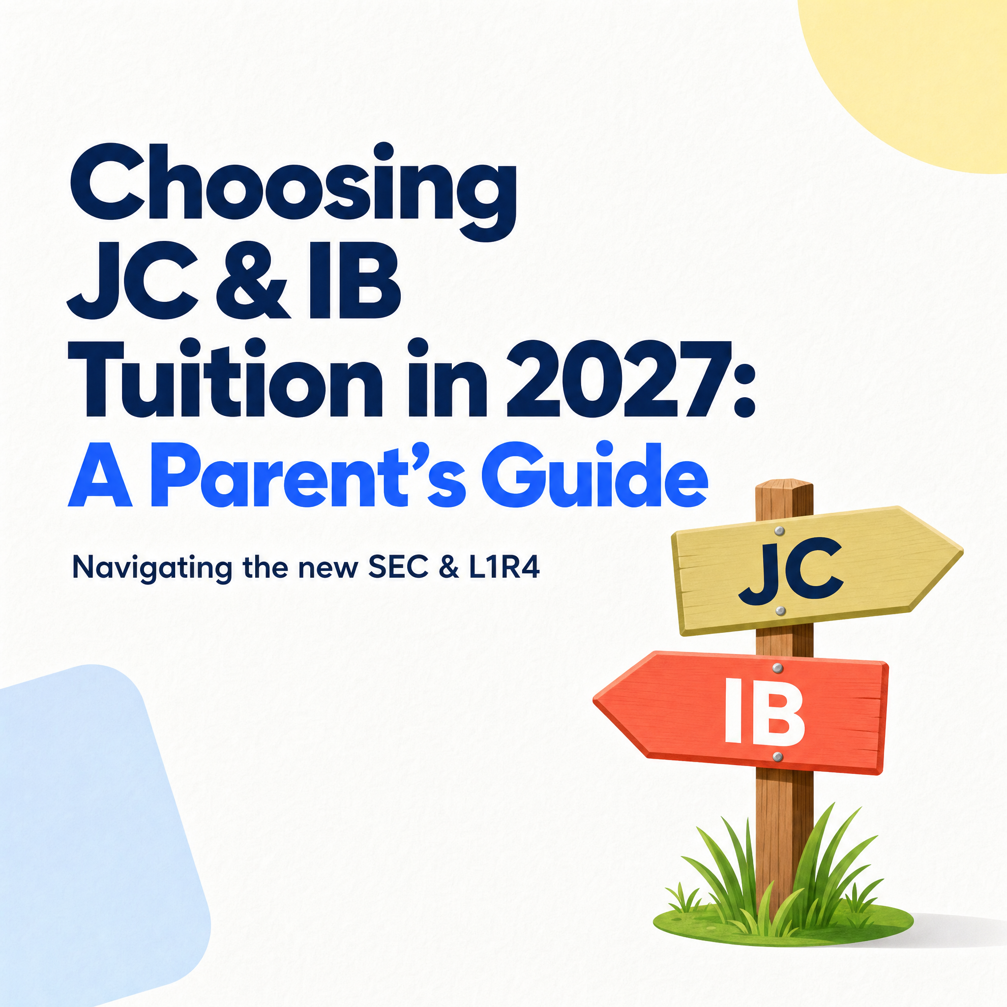 Choosing JC/IB Tuition in 2027: A Parent's Guide to the New SEC and L1R4 Landscape