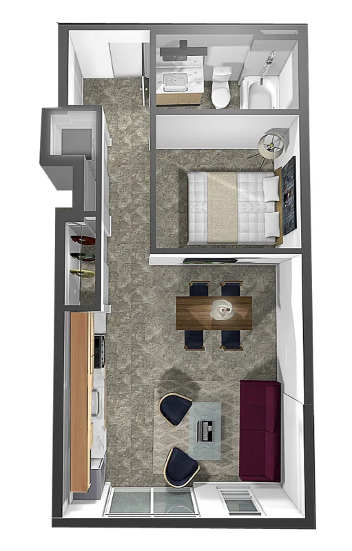 Open One Bedroom Apartments in Seattle — Burke + Union Apartments