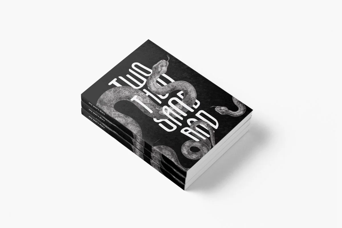 Designer Diary Product Photography From Side Stacked