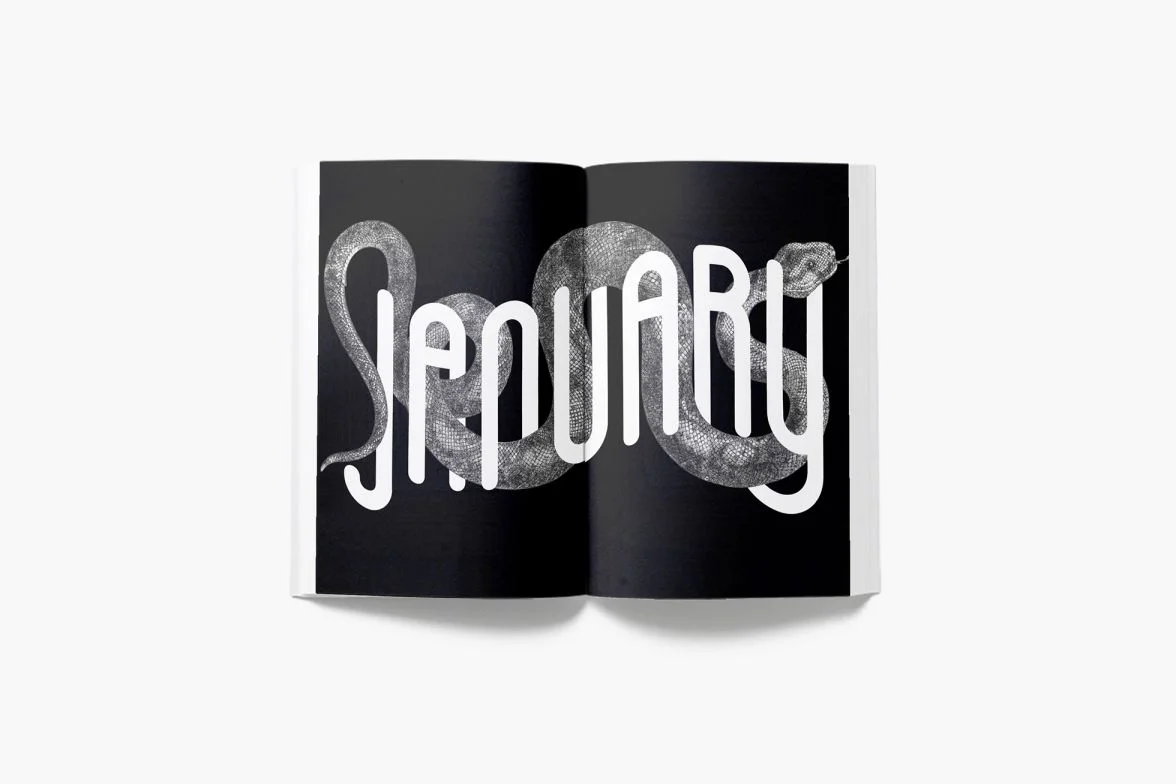 Designer Diary Product Photography January Spread