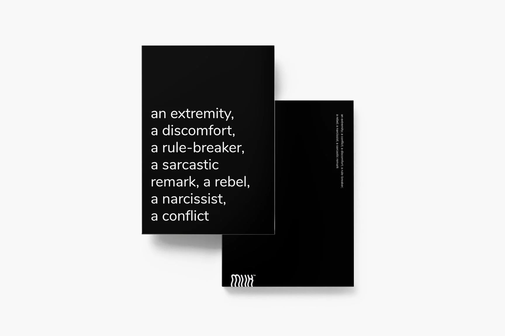 Notebook for Creatives - CONTRAST (typographic)