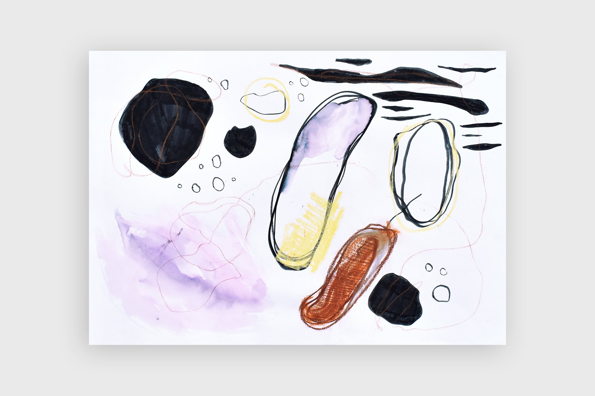 Drawing no. 23, ink and charcoal on paper, 59.4 x 42 cm, details available upon request.