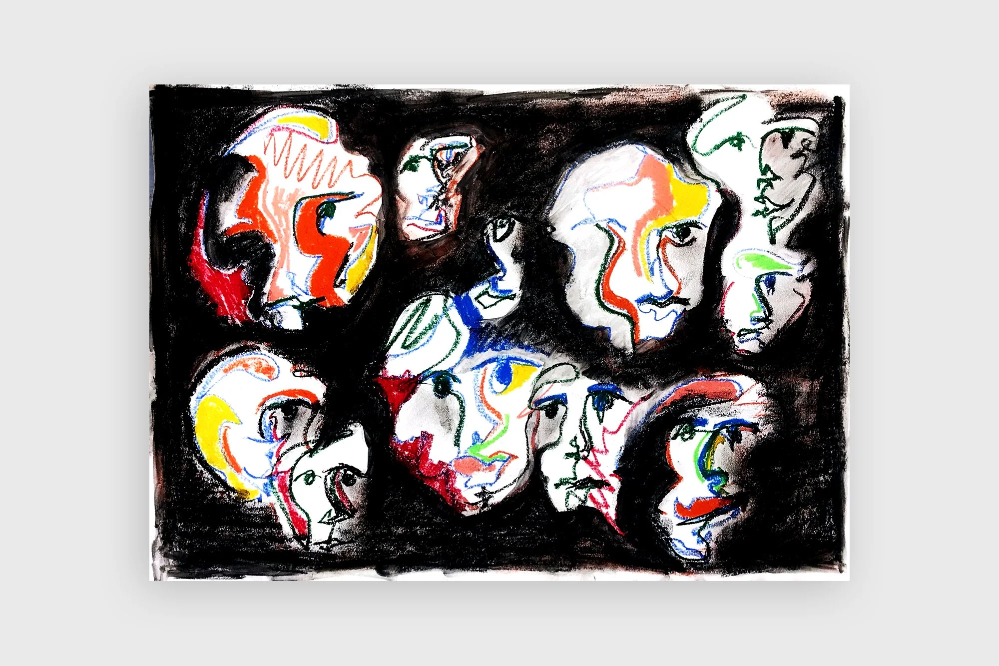 Drawing no. 51, ink and charcoal on paper, 59.4 x 42 cm, details available upon request. 