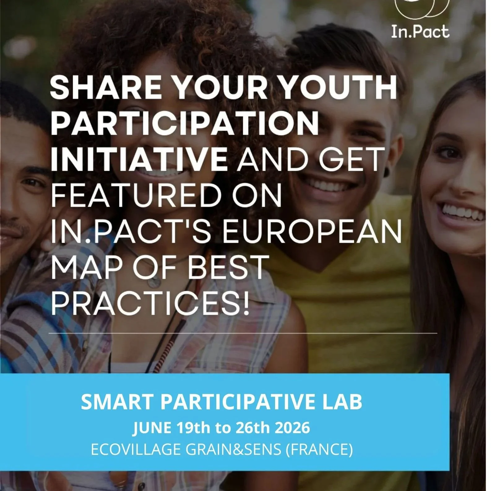 IN.PACT (ERASMUS+) - Semaine de laboratoire participatif de pratiques innovantes pour la jeunesse 