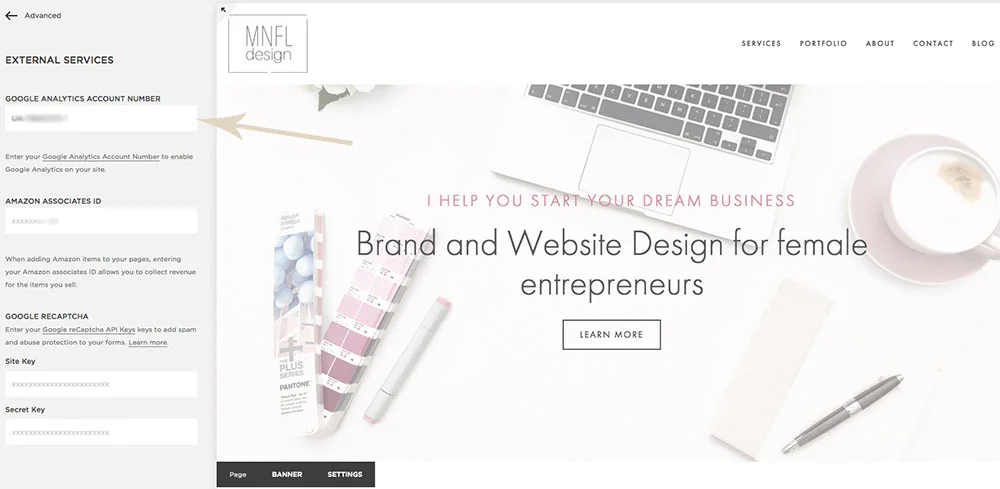How To Set Up Google Analytics On Your Squarespace Website Emilia Ohrtmann