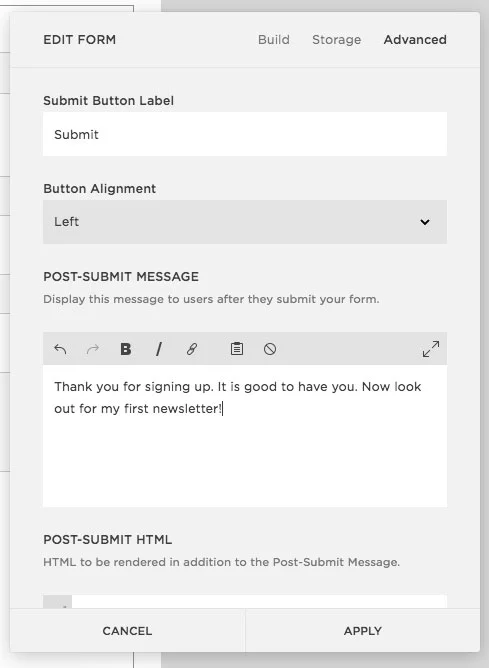 How to set up a form on Squarespace | MNFL Design