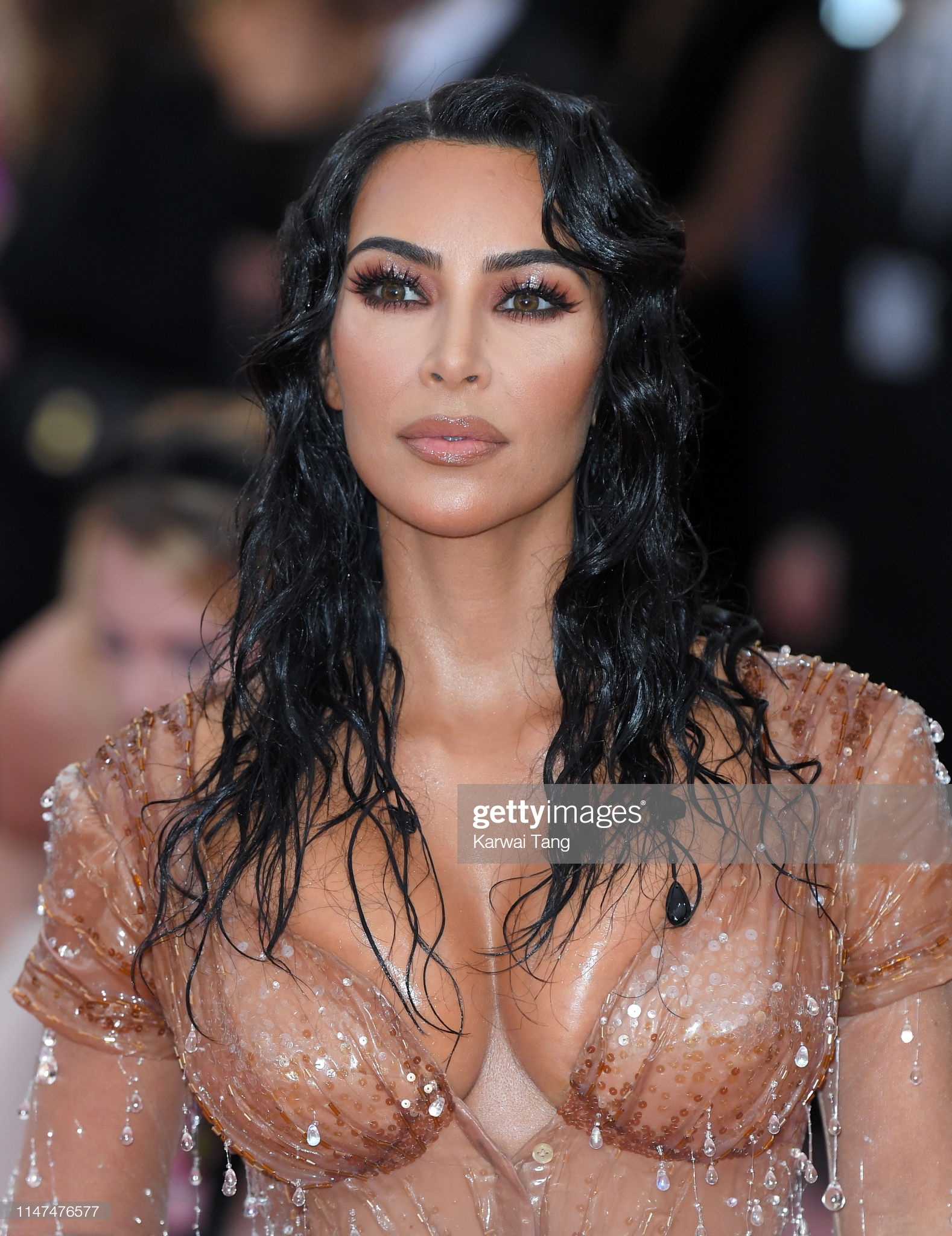 NEW YORK, NEW YORK - Maio 06: Kim Kardashian West arrives for the 2019 Met Gala celebrating Camp: Notes on Fashion at The Metropolitan Museum of Art on Maio 06, 2019 in New York City. (Photo by Karwai Tang/Getty Images)
