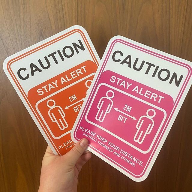 Take the confusion out of new guidelines using these custom safety signs ⚠️ .
.
Our sister brand @yorkshirestickercompany have been creating these to help us all adjust to the #newnormal ✅
.
.
These can also be customized with your own branding or lo
