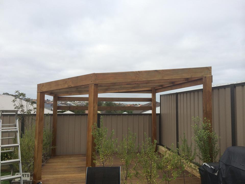 Timber Patio, Gutters and Roof