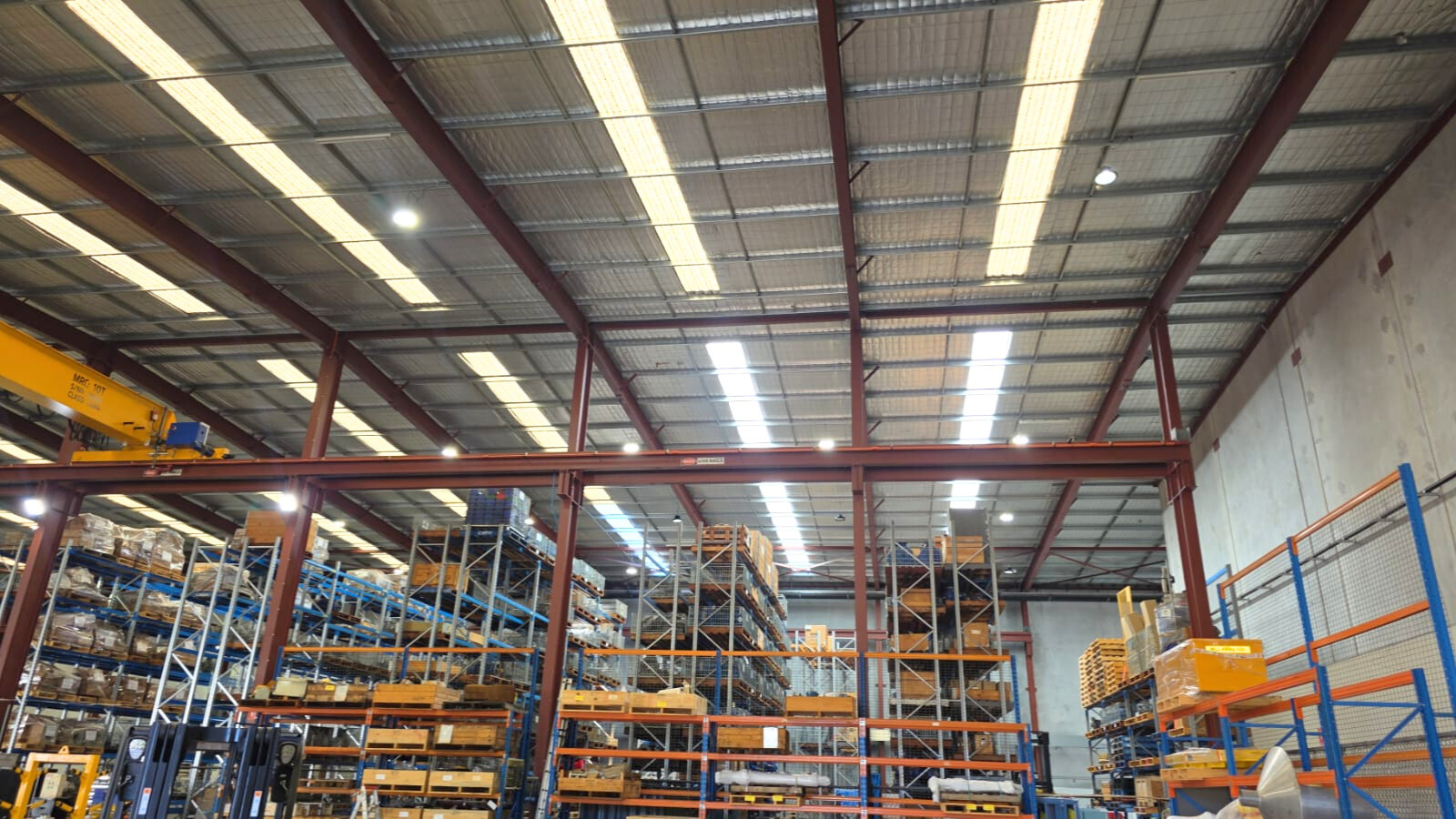 Commercial Skylight Sheets Progress