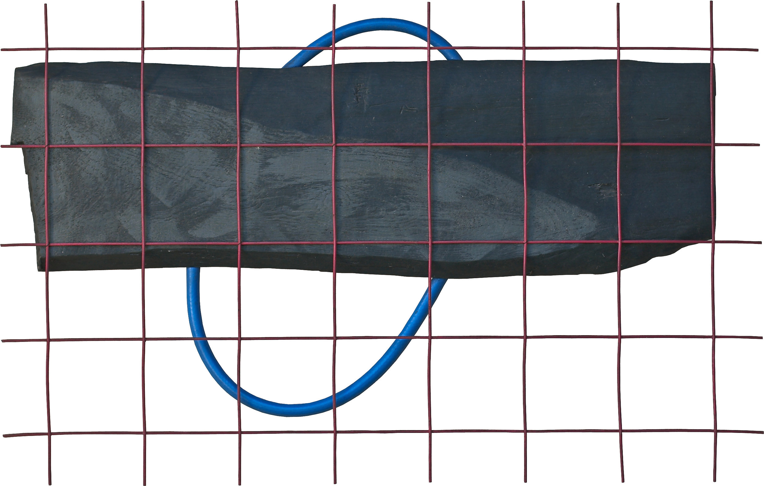 akril, les, železo, PVC, 75 x 118 cm, 1984