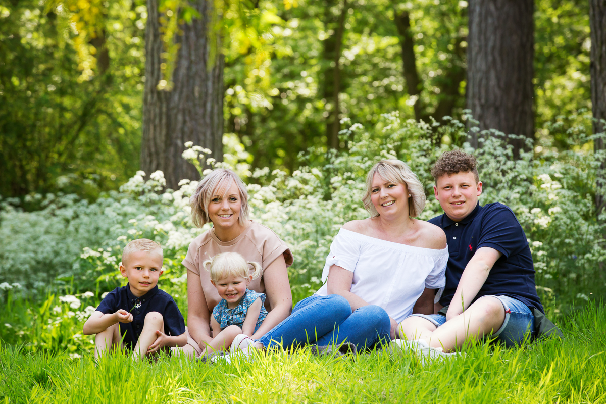 Children's and family photographer, Whatton Gardens