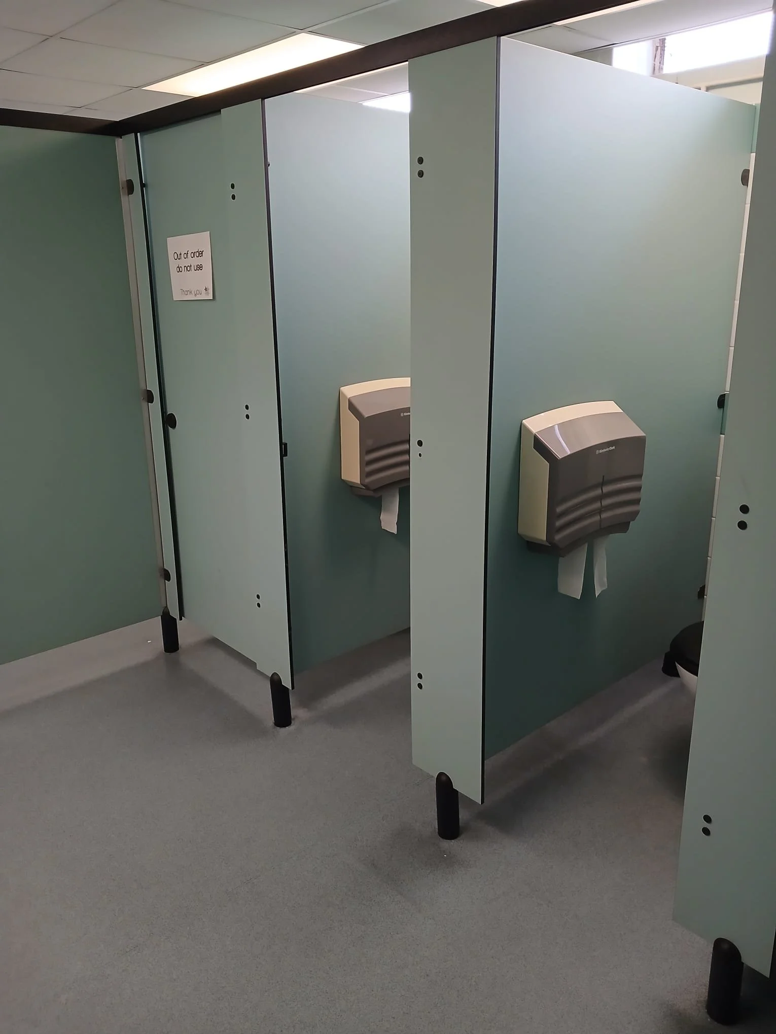 Mens Toilets cubicles