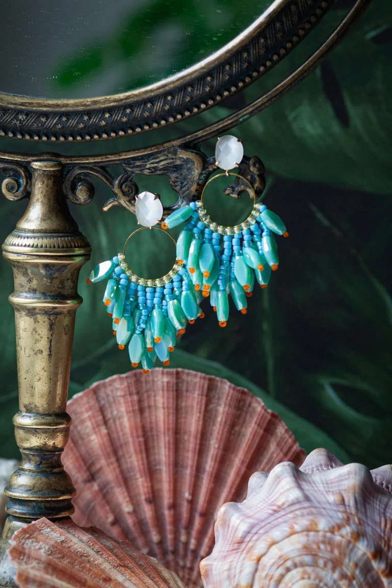 Peacock Earrings
