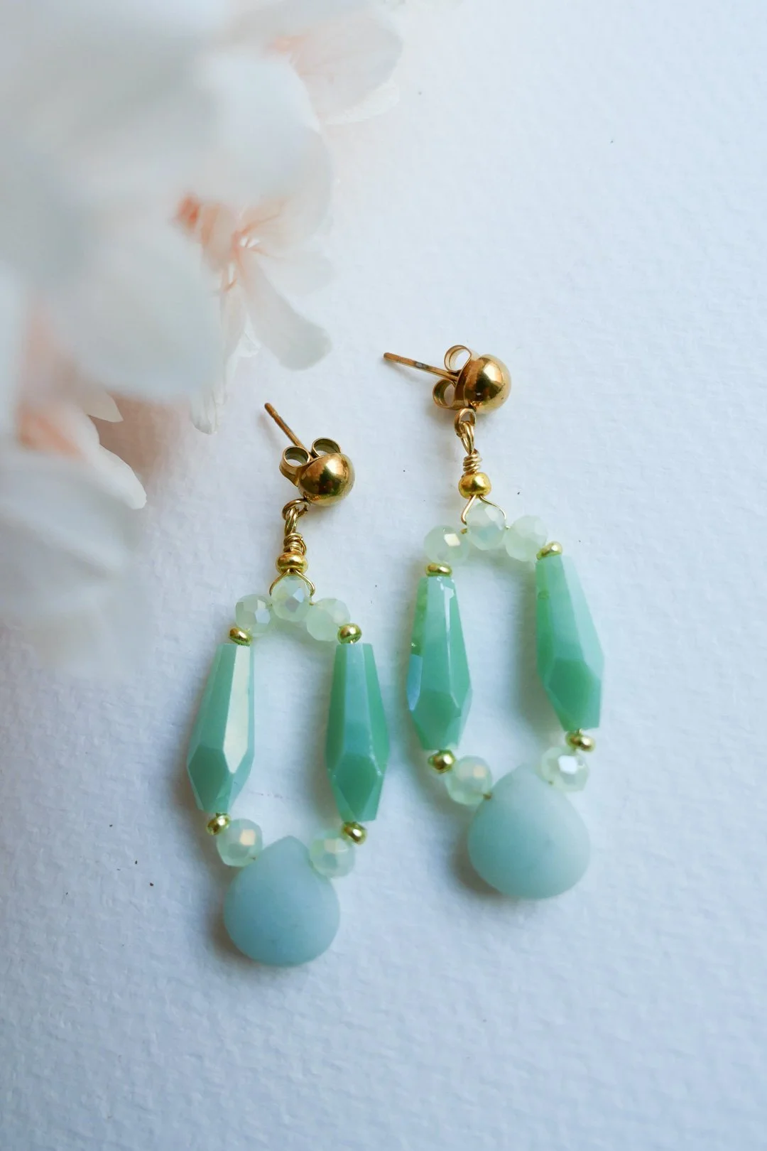 Spring Serenity Aquamarine Earrings
