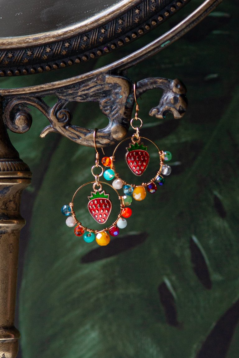 Sweetness Glass Bead Earrings