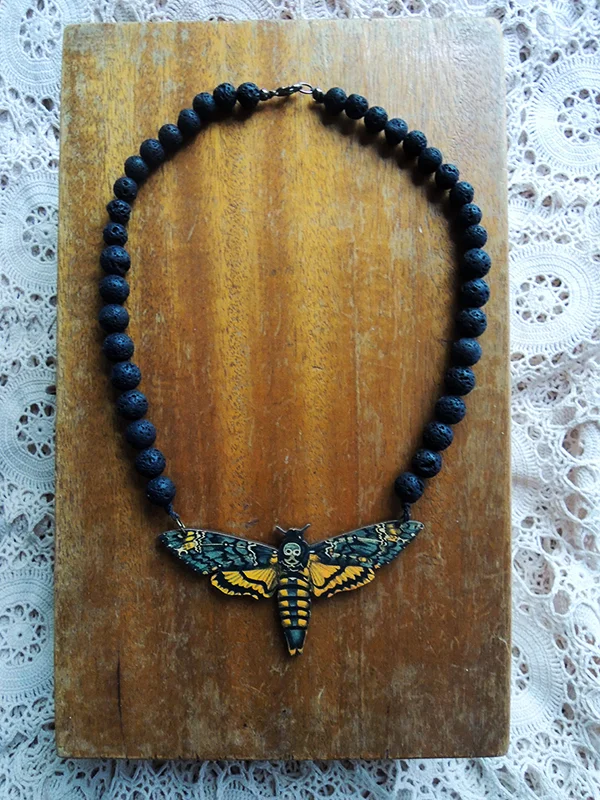 Death Moth Necklace