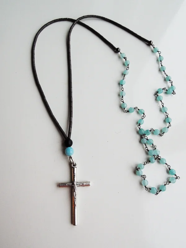 Crucifix with Rosary Chain