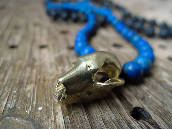 Fruit Bat Skull Necklace