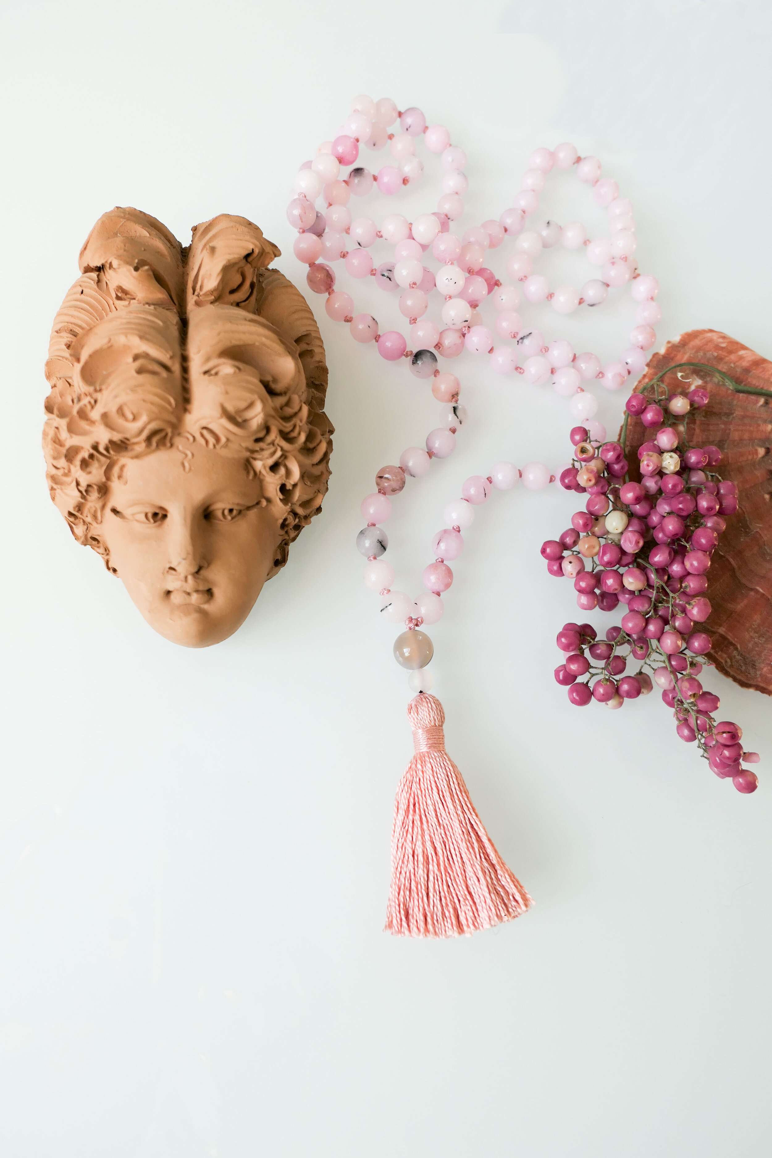 Goddess Cherry Blossom Mala | 108 Beads
