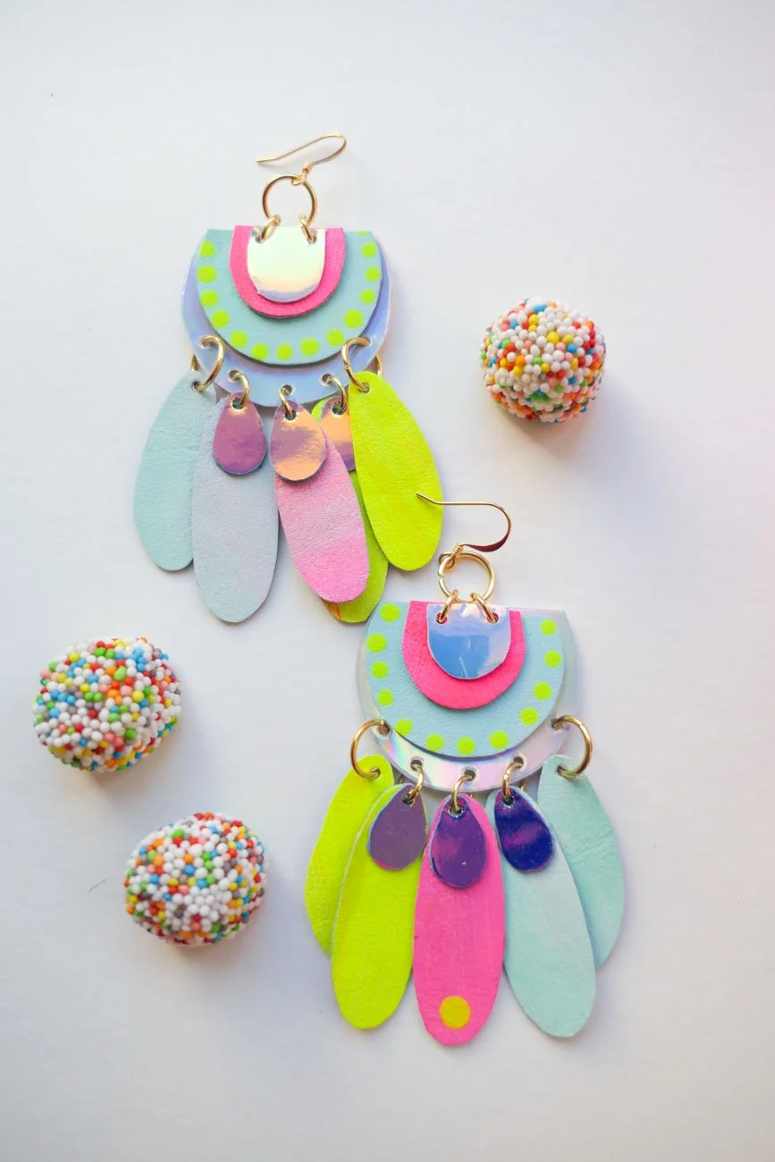 Misty Mountains Haute Couture Earrings by Nikkotakko