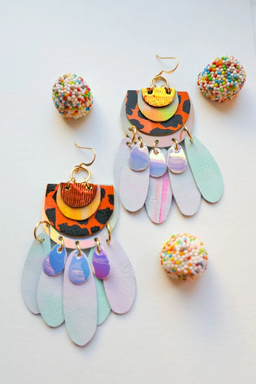 Moon Tiger Haute Couture Earrings