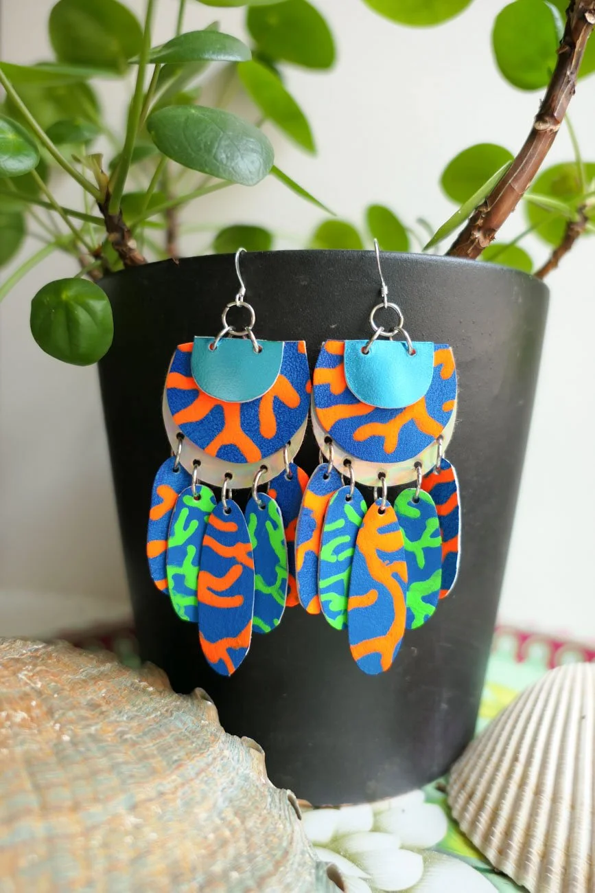 Great Barrier Reef Earrings | Paradise Collection by Nikkotakko