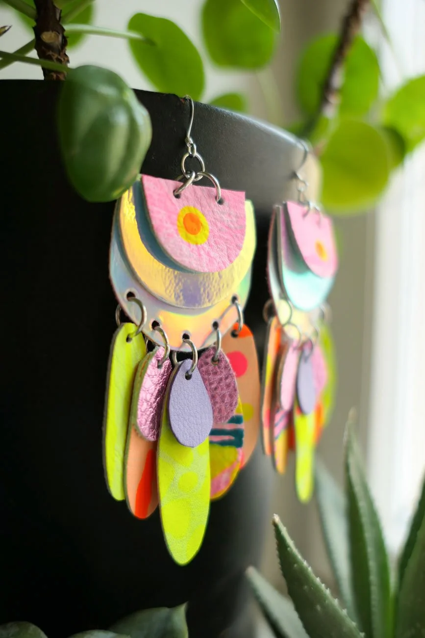 Yellow Sulphur Earrings | Paradise Collection by Nikkotakko
