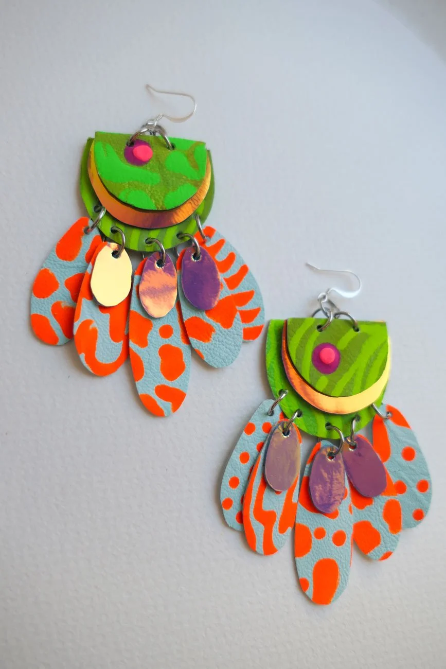 Green Pond Earrings | Paradise Collection by Nikkotakko