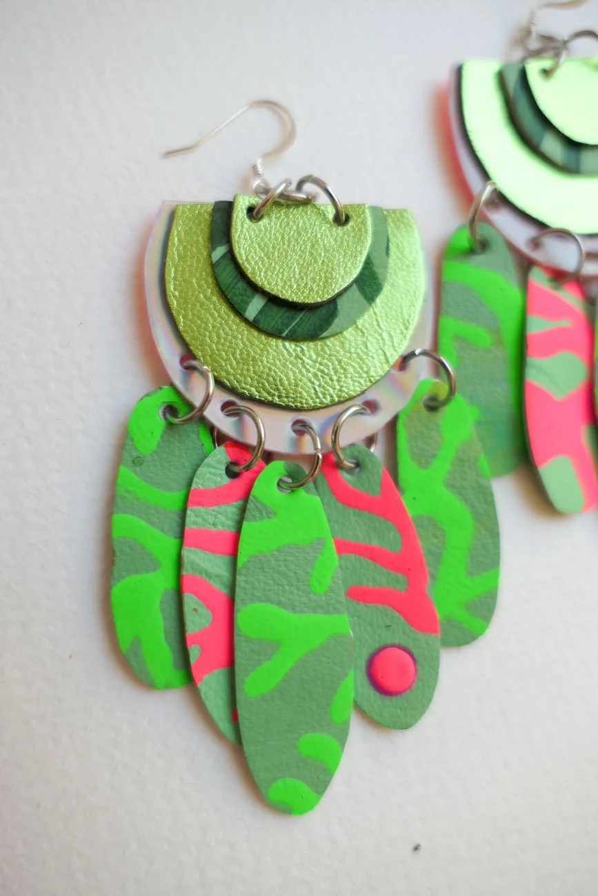 Jungle Treasure Earrings | Paradise Collection by Nikkotakko