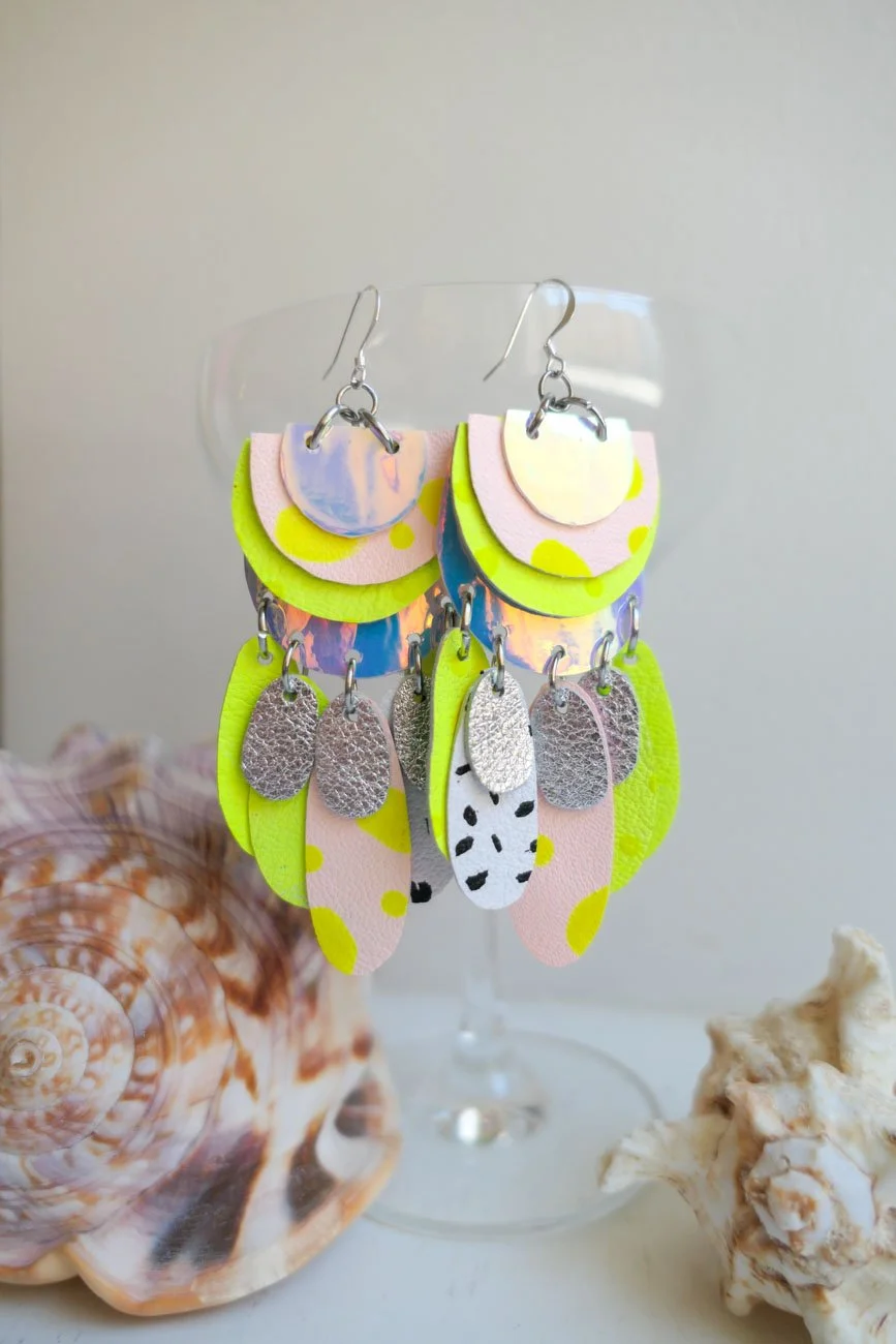 Yellow Birdwing Earrings | Paradise Collection by Nikkotakko