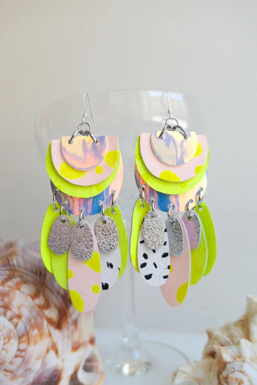 Yellow Birdwing Earrings | Paradise Collection by Nikkotakko