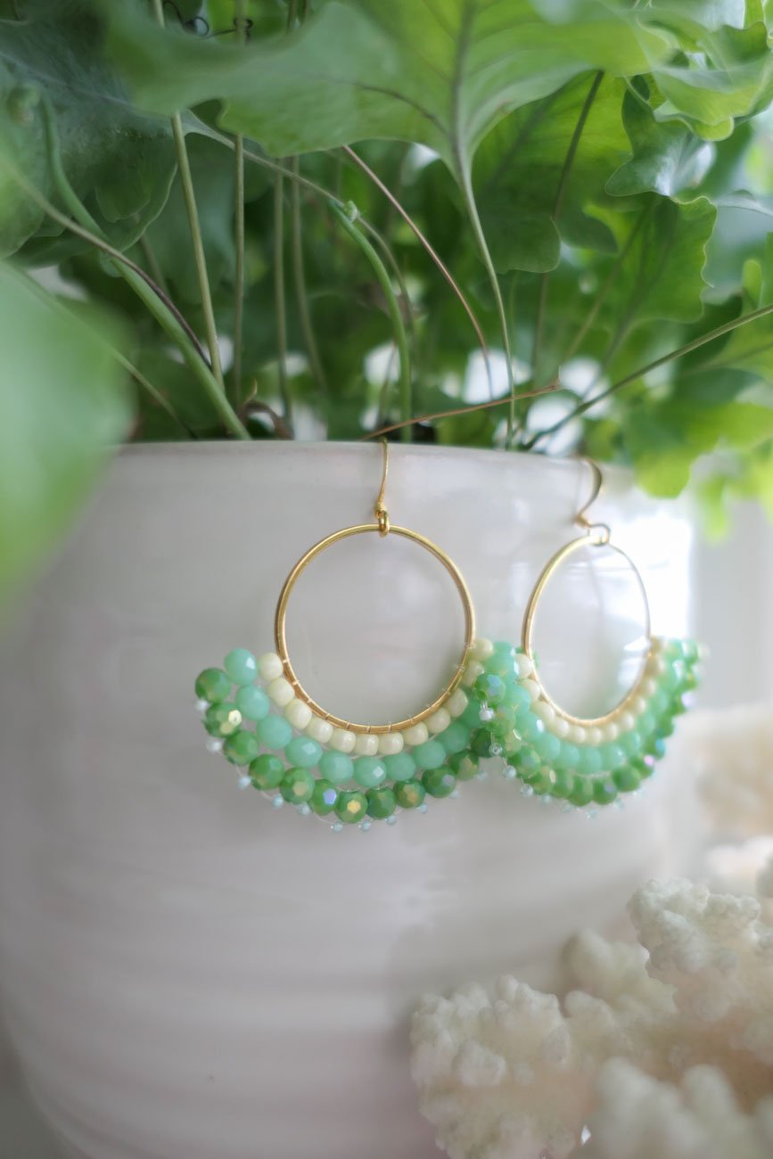 Pale Morning Mist  Earrings