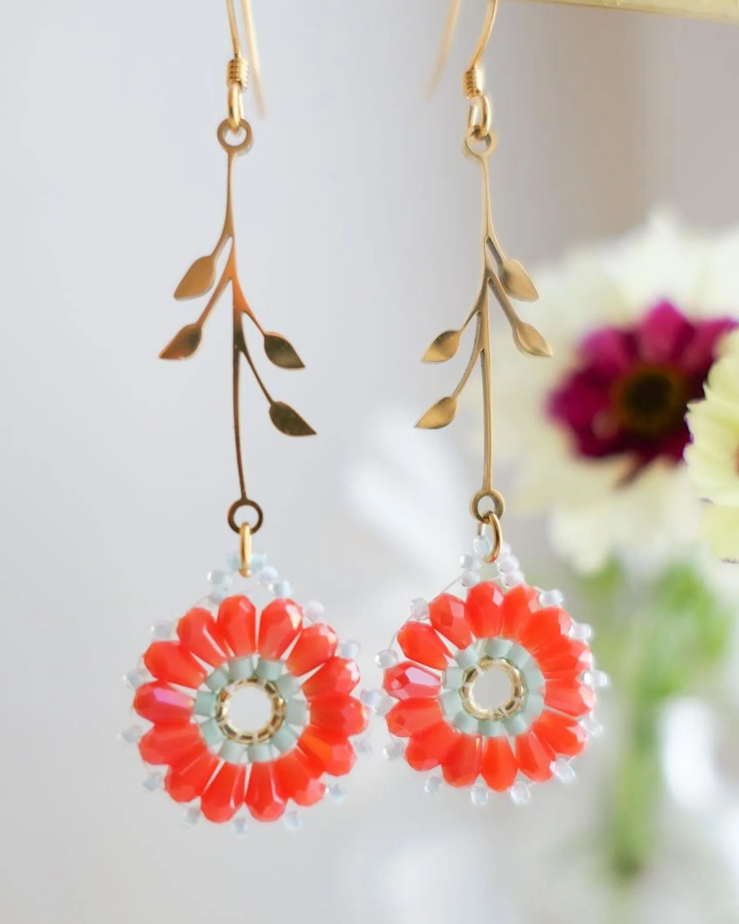 🌸🩷🌸 New Nikkotakko Earrings 🌸🩷🌸 Shop Online - Link in Bio 🌸🩷🌸 #handmadejewelry #madeinfinland #slowfashion #nikkotakko #turku