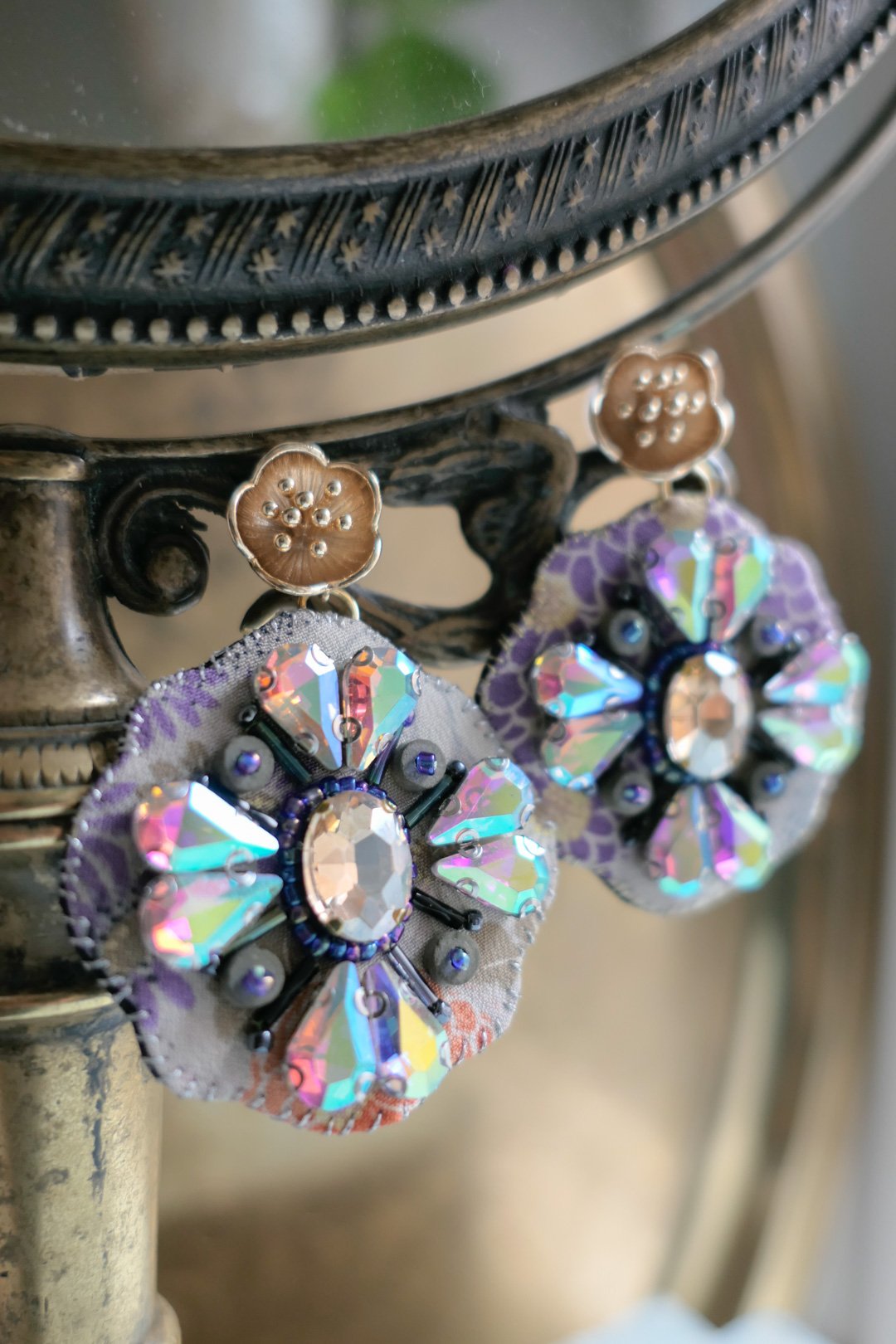 New Beginning | Japanese Kimono Silk Earrings