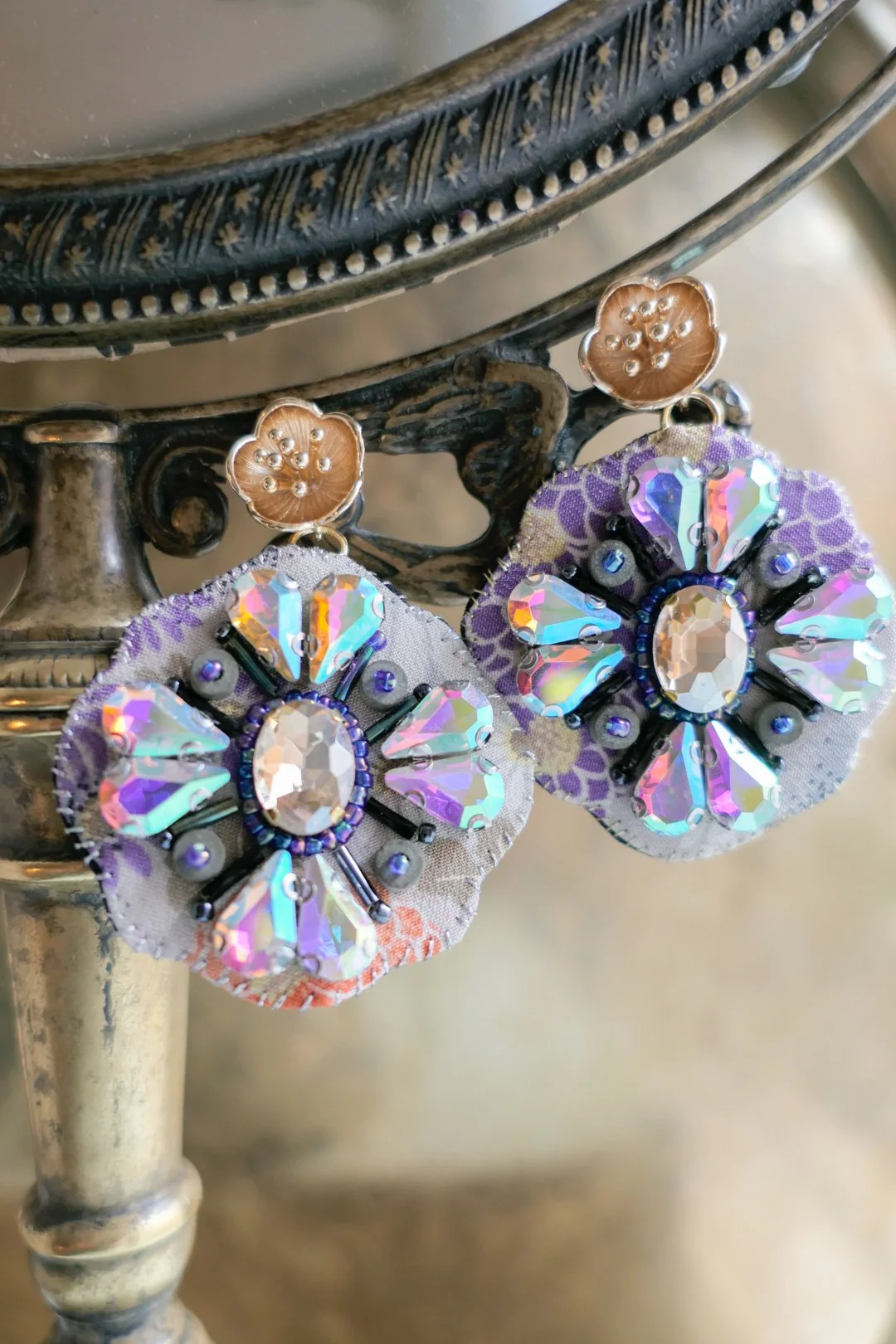 New Beginning | Japanese Kimono Silk Earrings