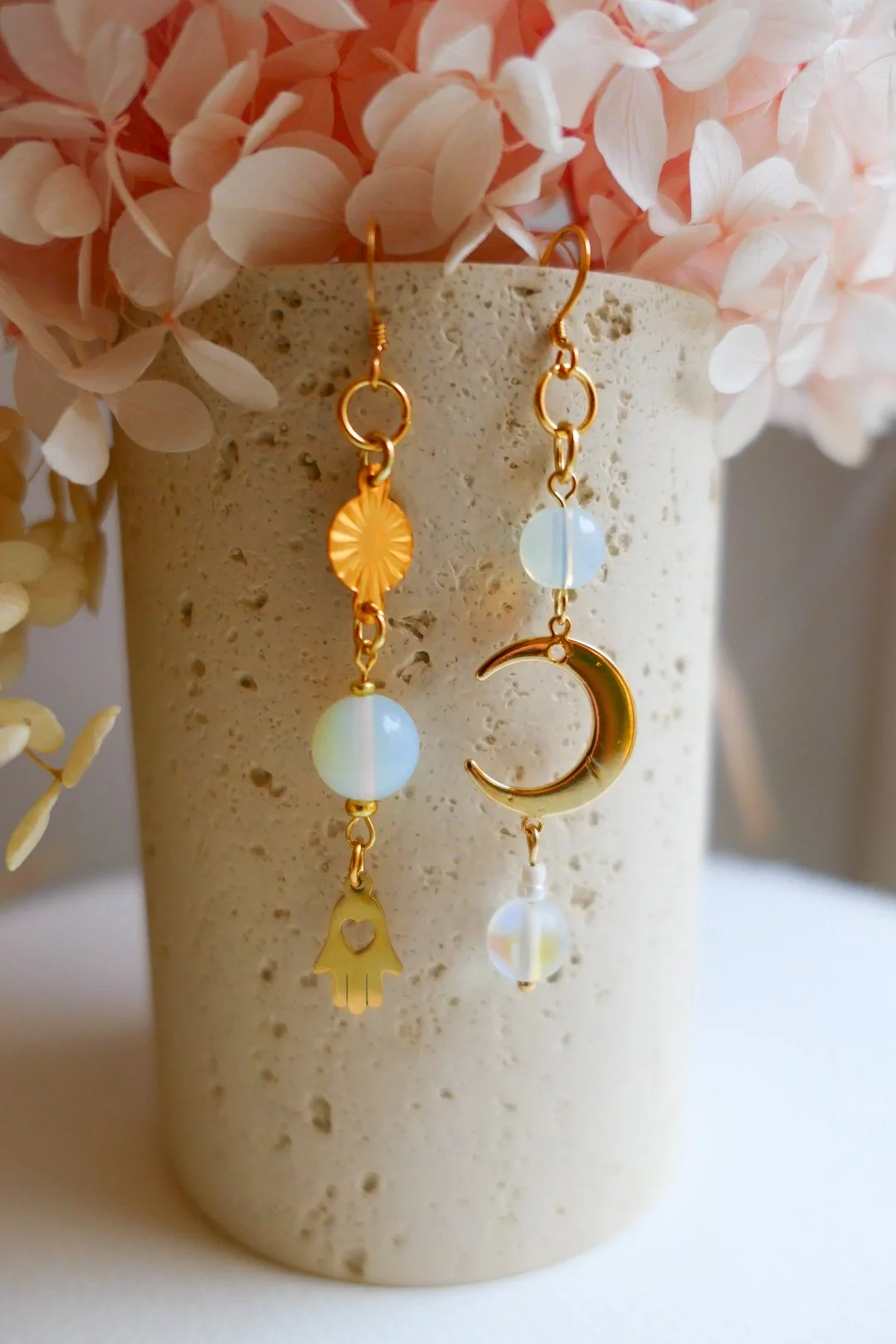 Empowering Gentleness Asymmetric Earrings