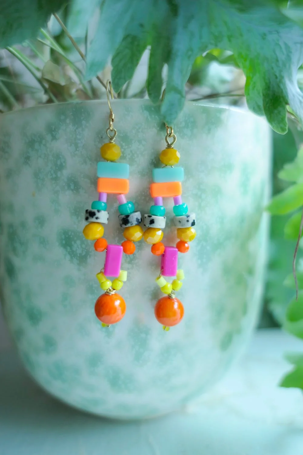 Color Puzzle Earrings