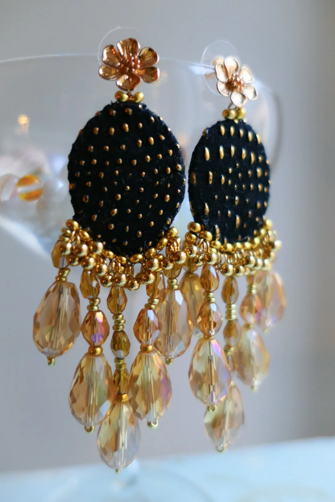 Sparkling Night Earrings