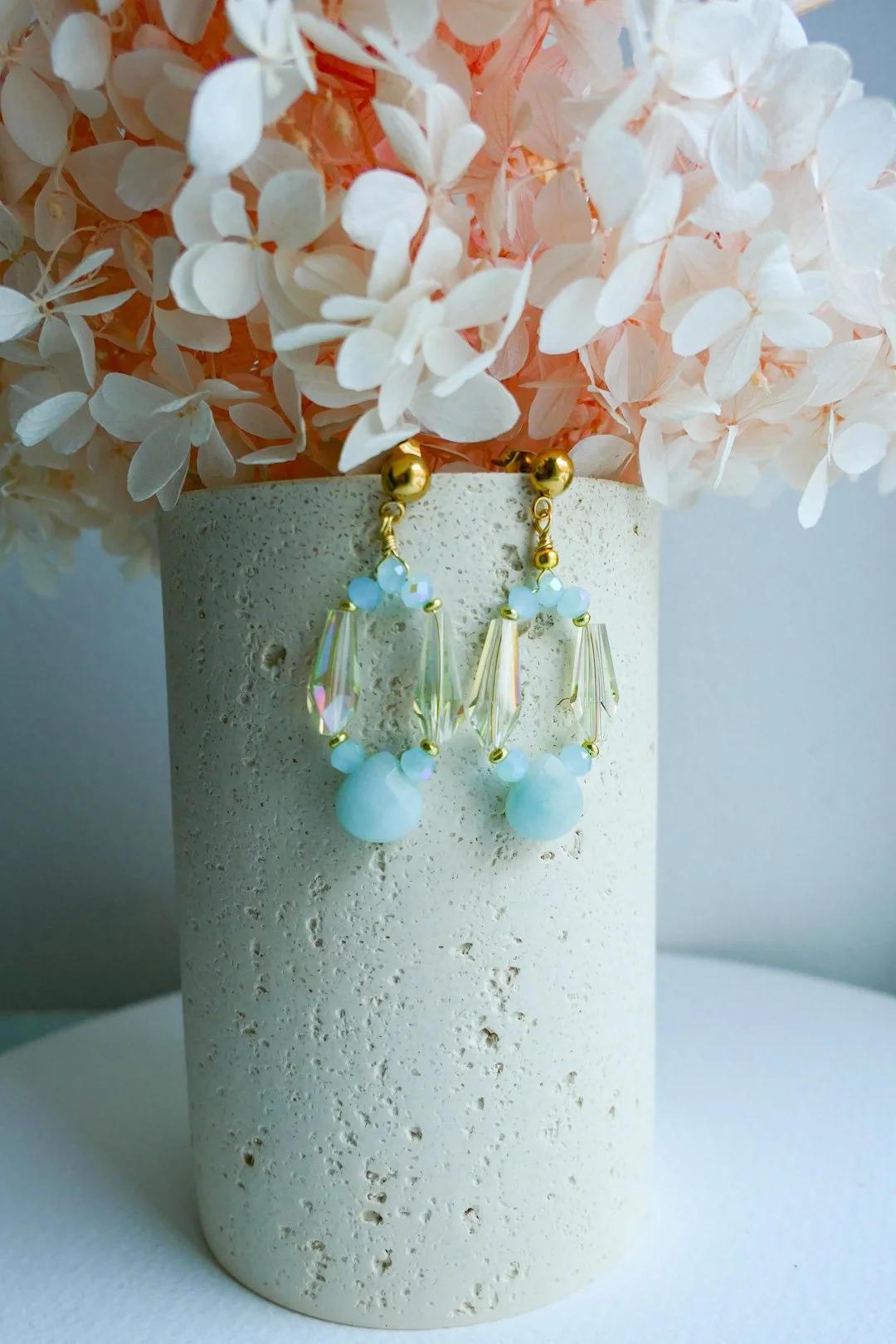 Spring Serenity Aquamarine Earrings