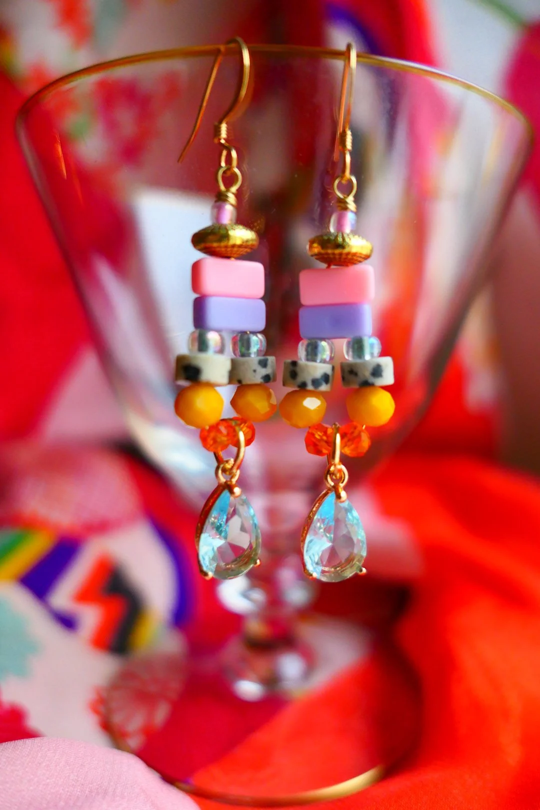 Marshmallow Puzzle Earrings
