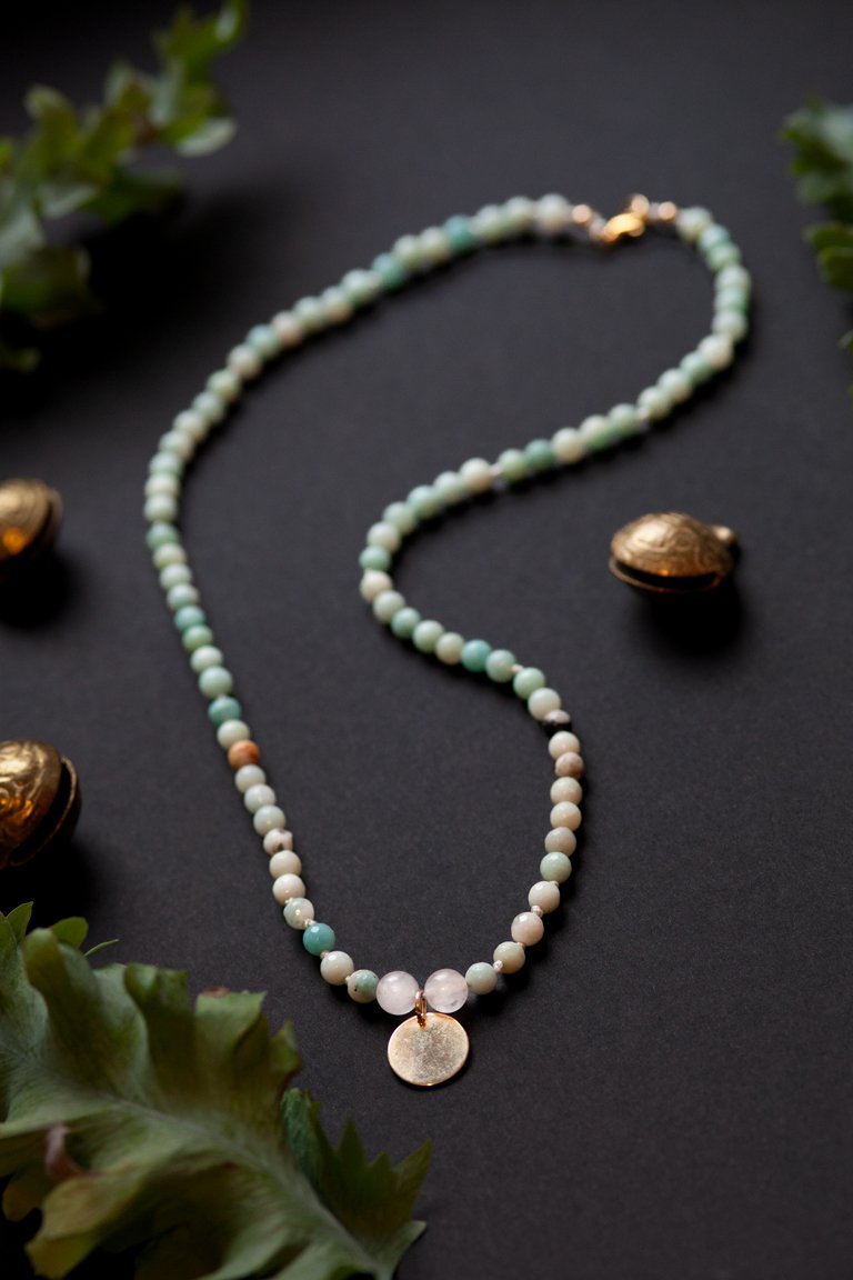 Harmony of Mind Amazonite Necklace