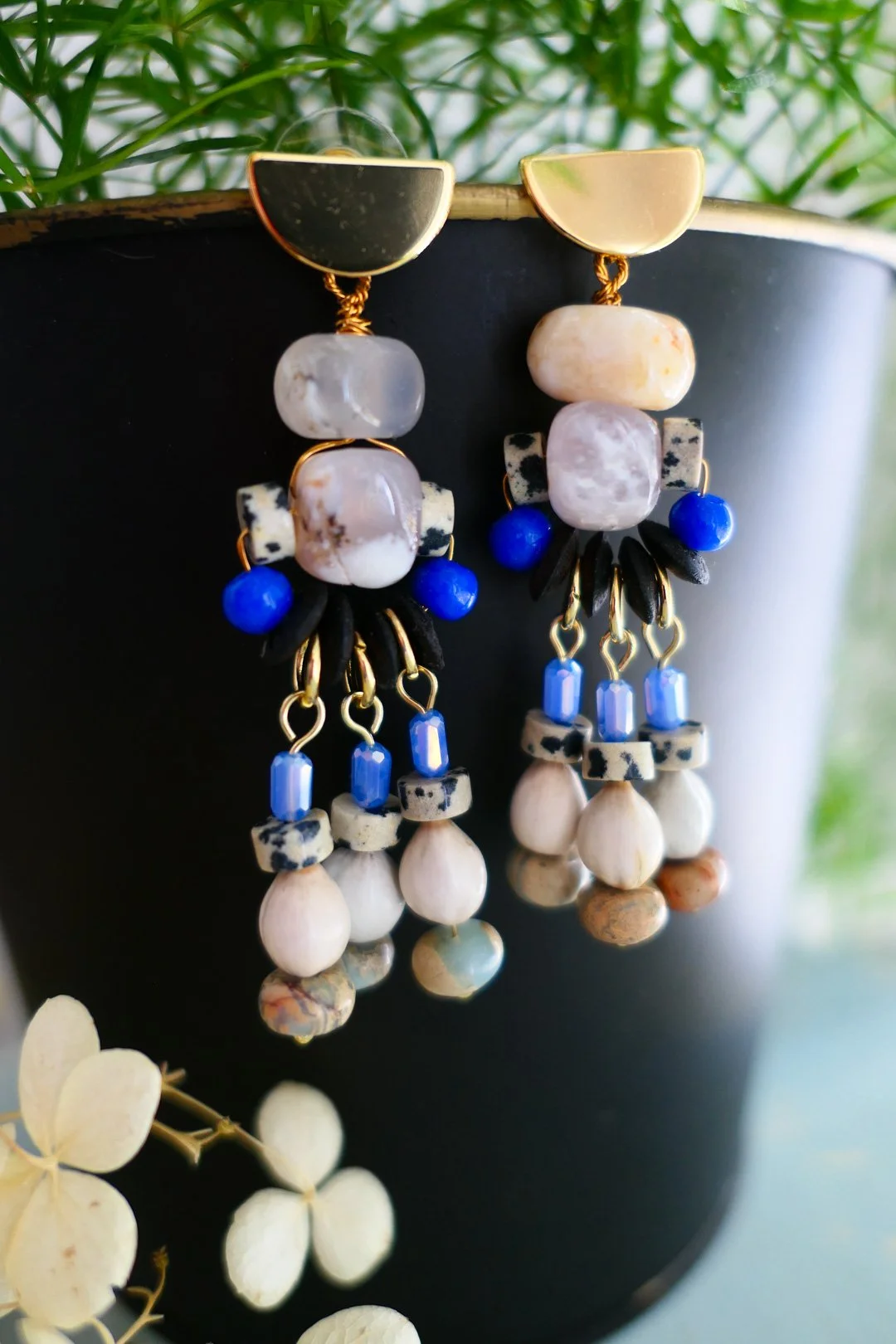 Sound of Earth Gemstone Earrings