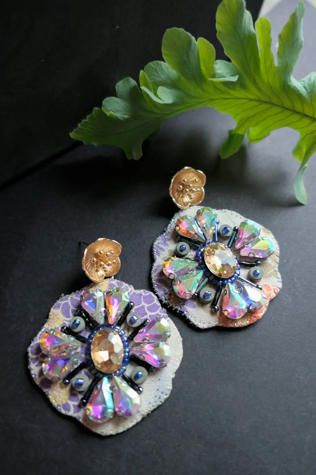 New Beginning | Japanese Kimono Silk Earrings