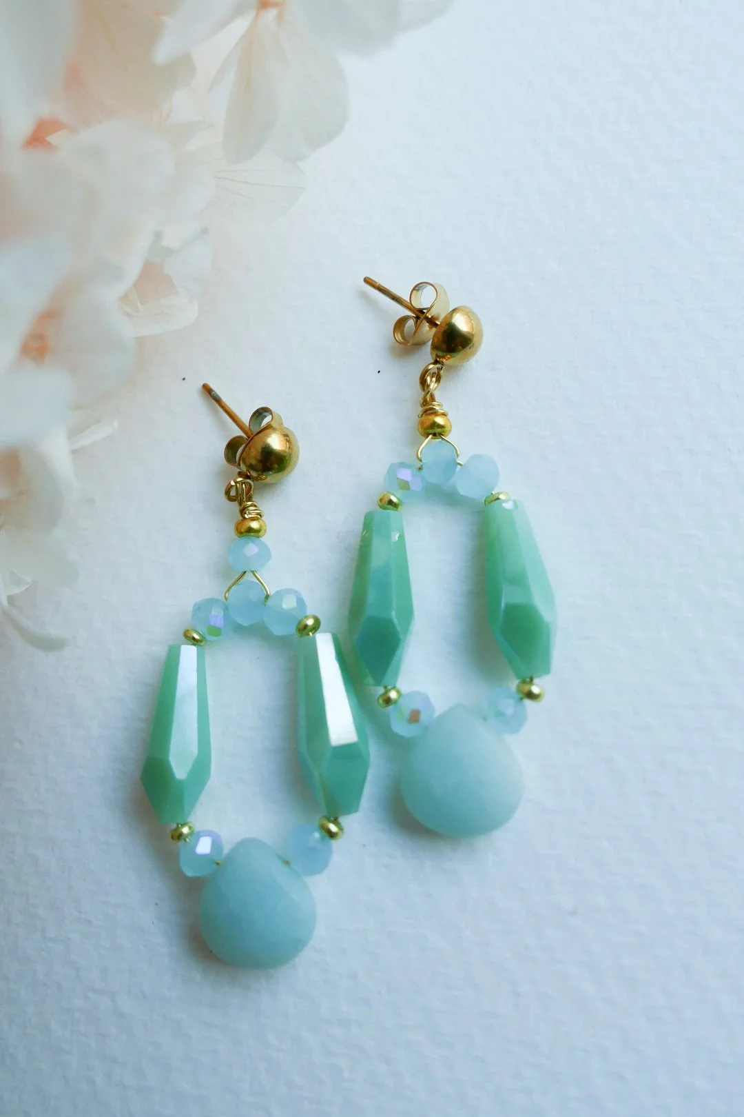 Spring Serenity Aquamarine Earrings