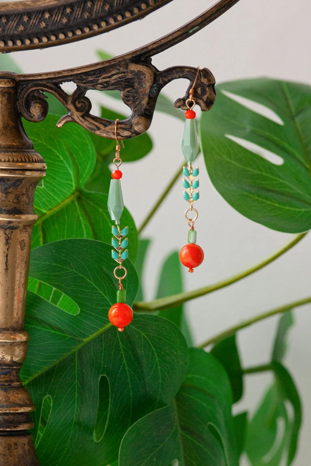Abudance Jade Earrings