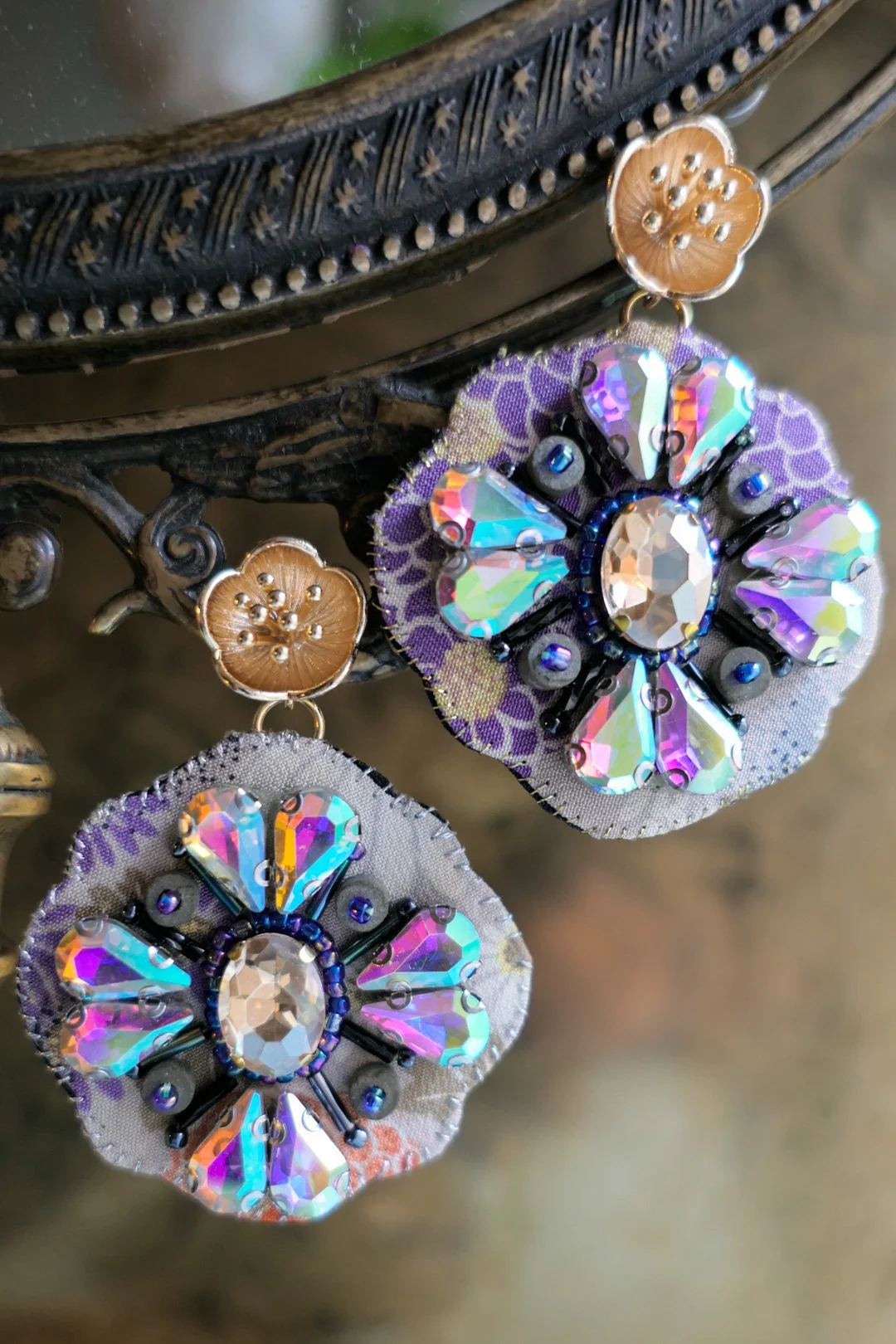 New Beginning | Japanese Kimono Silk Earrings