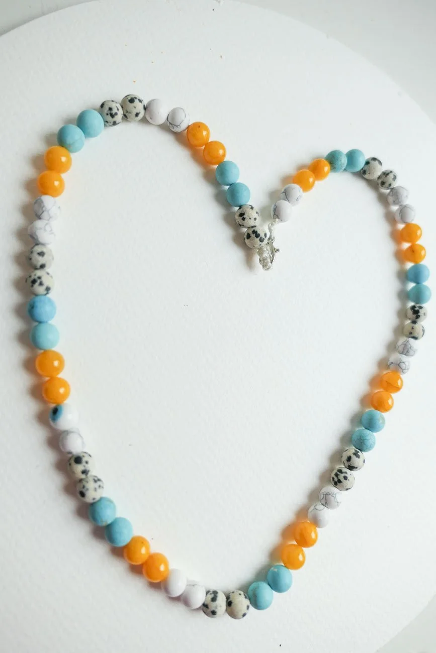 Joy of Life Short Gemstone Necklace by Nikkotakko