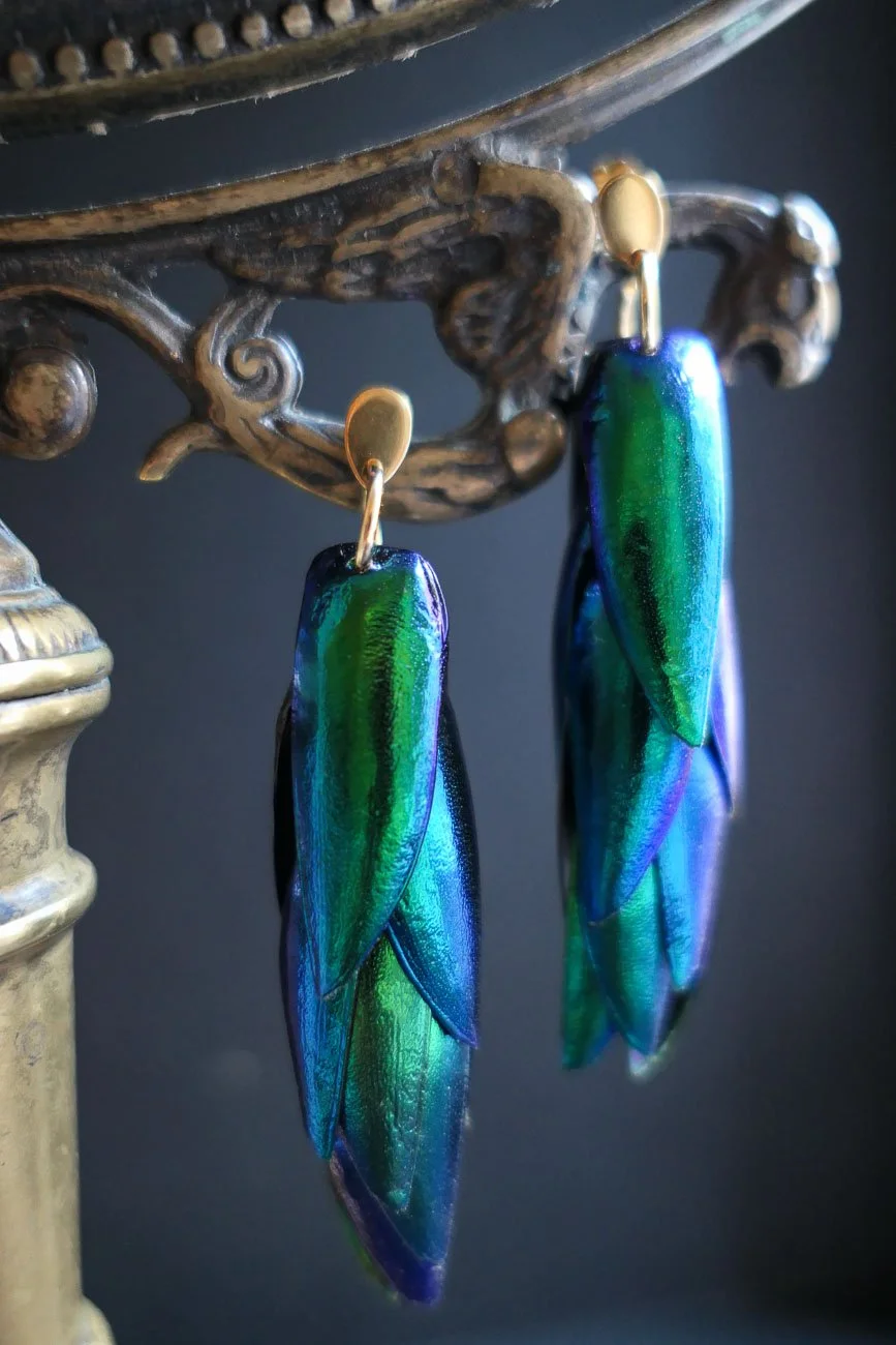 Green Goddess Earrings
